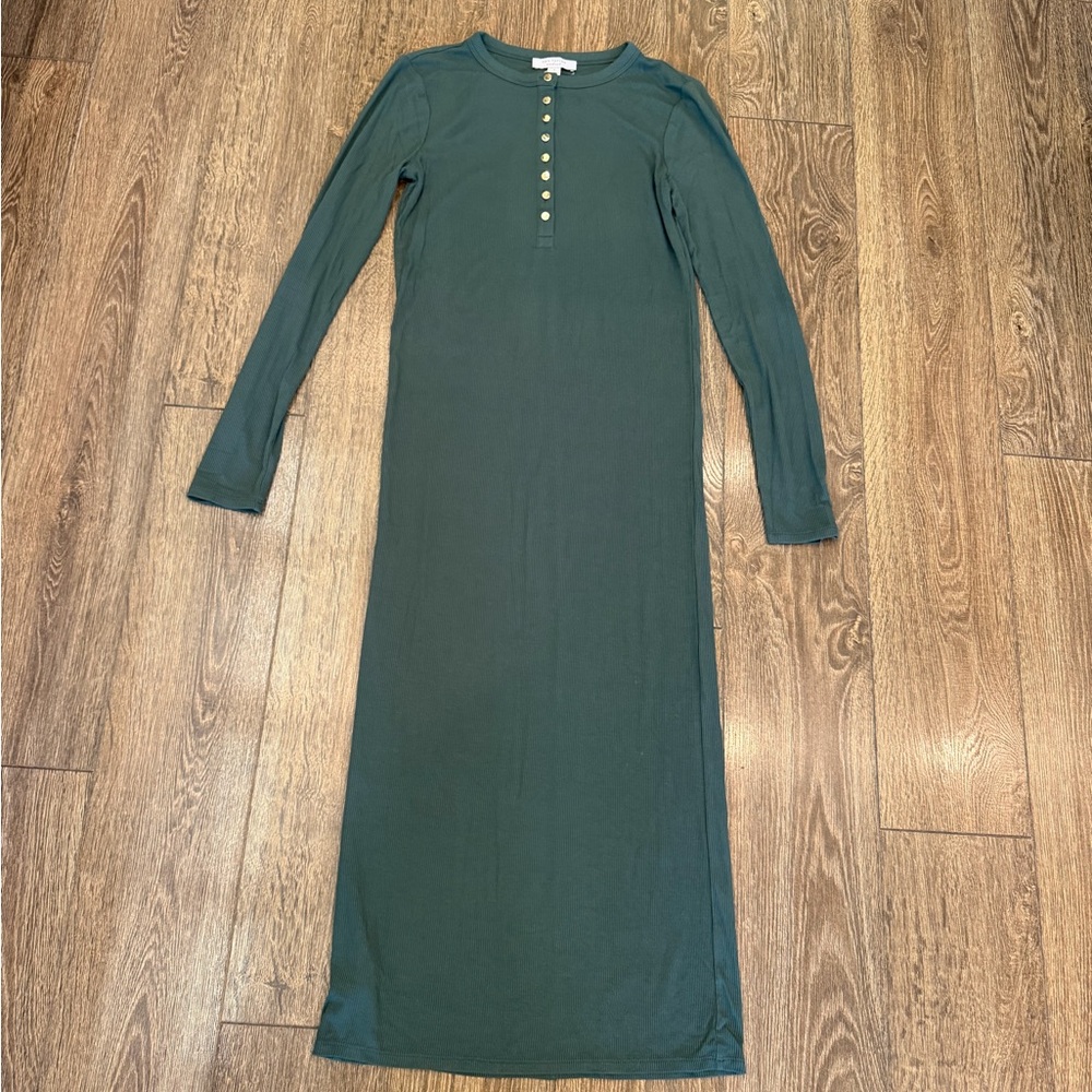 NWT Ann Taylor Weekend Collection Henley Knit Column Dress